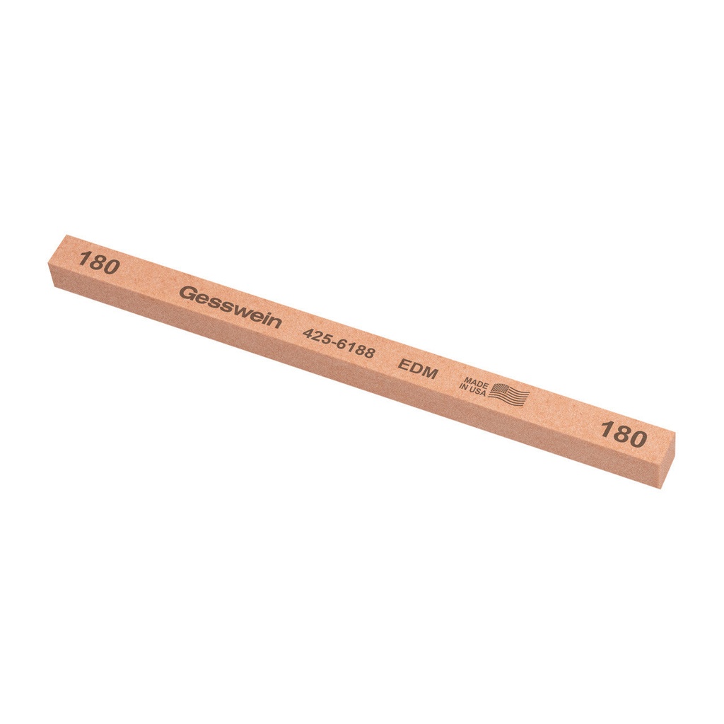 Gesswein® EDM Stones - 3/8" x 3/8" x 6", 180 Grit  (Pkg. of 12)
