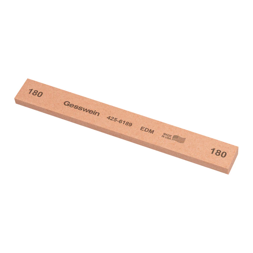 Gesswein® EDM Stones - 3/4" x 1/4" x 6", 180 Grit  (Pkg. of 6)