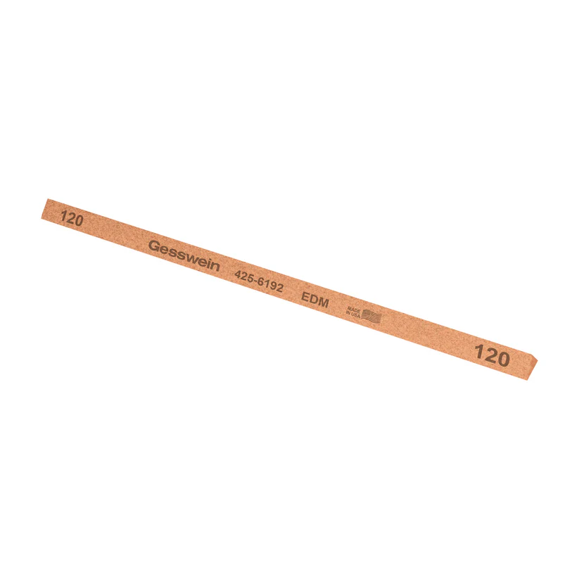 [425-6192] Gesswein® EDM Stones - 1/4" x 6" Triangle, 120 Grit  (Pkg. of 12)