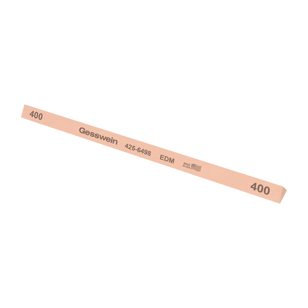 [425-6198] Gesswein® EDM Stones - 3/8" x 6" Triangle, 120 Grit  (Pkg. of 12)