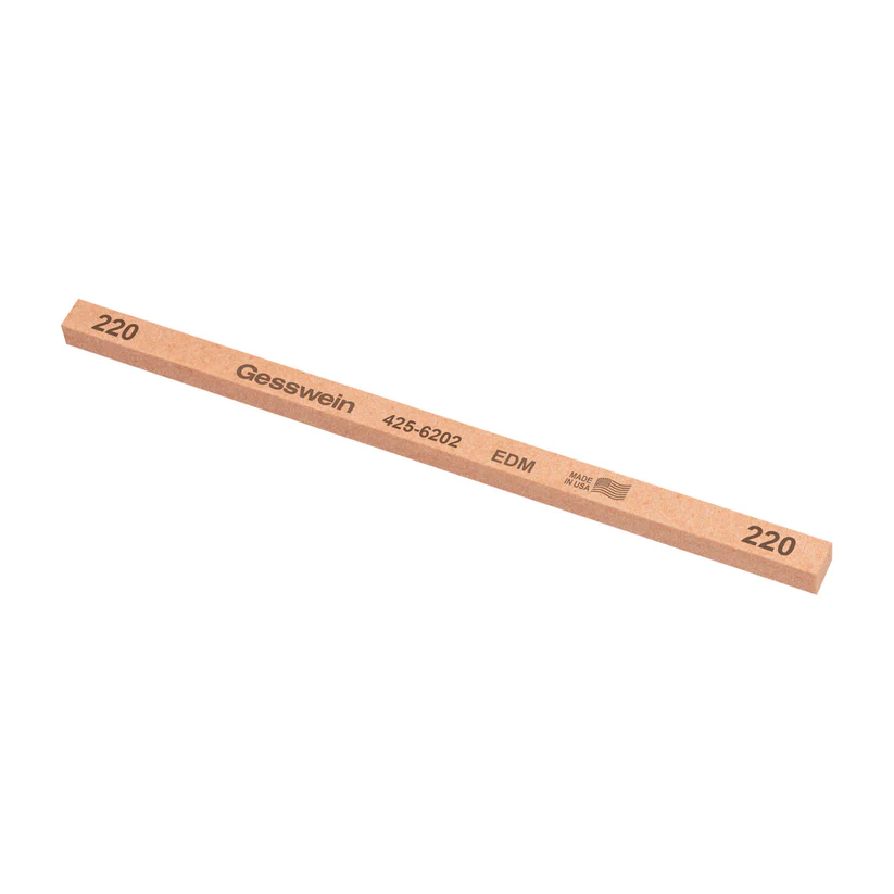 Gesswein® EDM Stones - 1/4" x 1/4" x 6", 220 Grit  (Pkg. of 12)