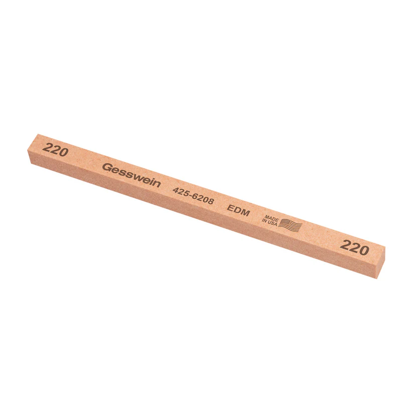Gesswein® EDM Stones - 3/8" x 3/8" x 6", 220 Grit  (Pkg. of 12)