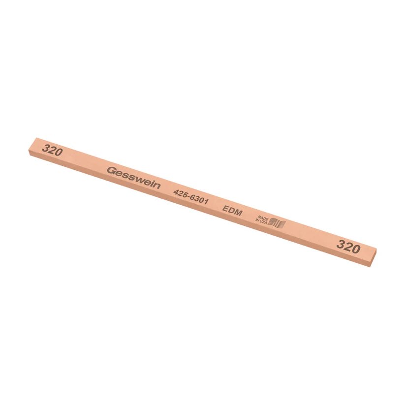 Gesswein® EDM Stones - 1/4" x 1/8" x 6", 320 Grit  (Pkg. of 12)