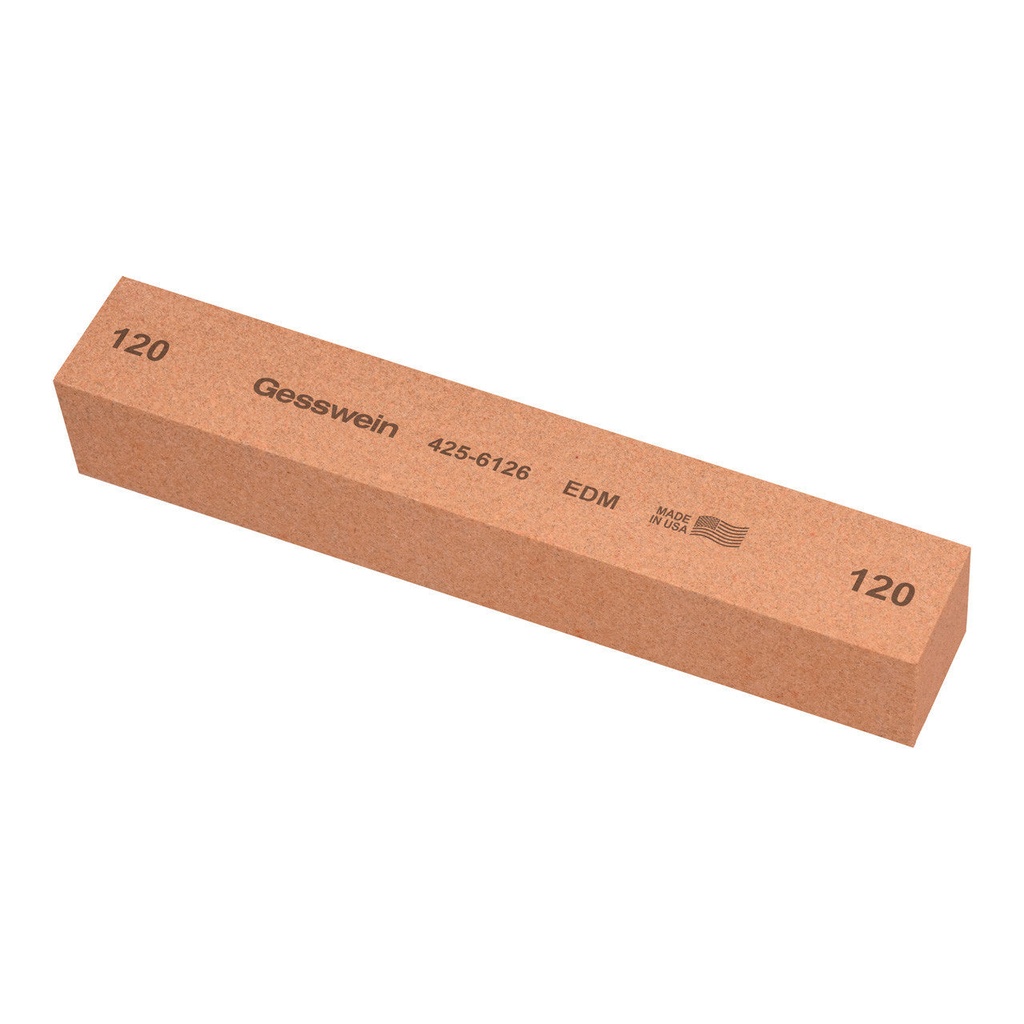 Gesswein® EDM Stones - 1" x 1" x 6", 400 Grit  (Pkg. of 6)