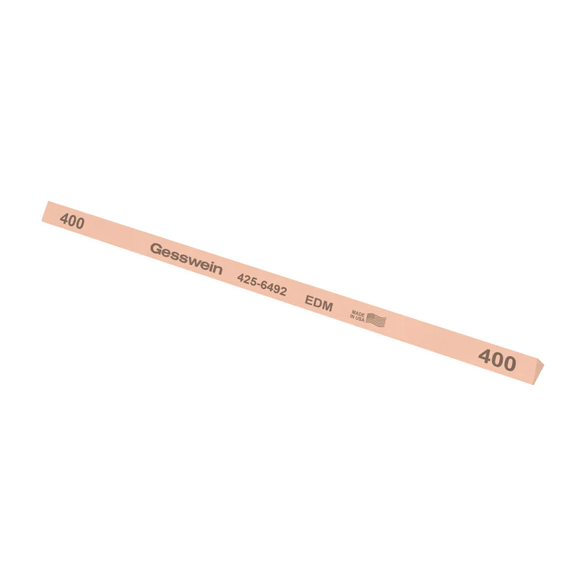 Gesswein® EDM Stones - 1/4" x 6" Triangle, 400 Grit  (Pkg. of 12)