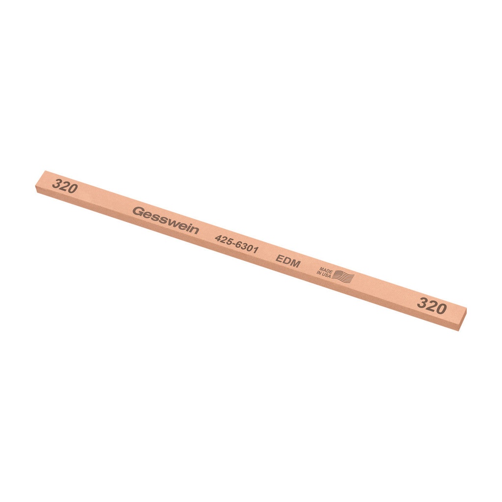 Gesswein® EDM Stones - 1/4" x 1/8" x 6", 150 Grit  (Pkg. of 12)