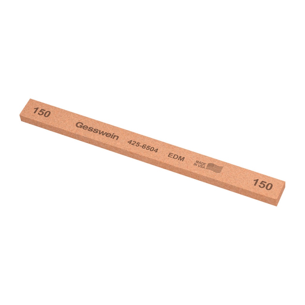 Gesswein® EDM Stones - 1/2" x 1/4" x 6", 150 Grit  (Pkg. of 12)