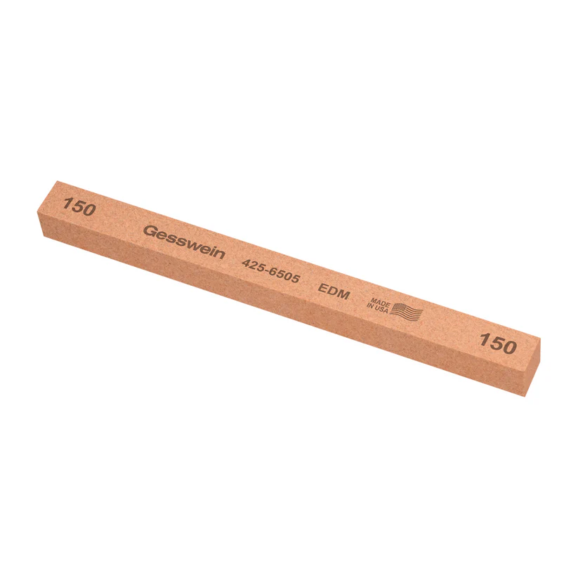 [425-6505] Gesswein® EDM Stones - 1/2" x 1/2" x 6", 150 Grit  (Pkg. of 6)