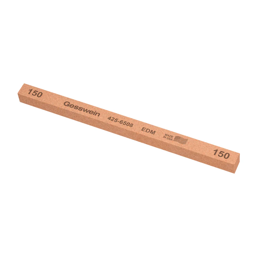 [425-6508] Gesswein® EDM Stones - 3/8" x 3/8" x 6", 150 Grit  (Pkg. of 12)