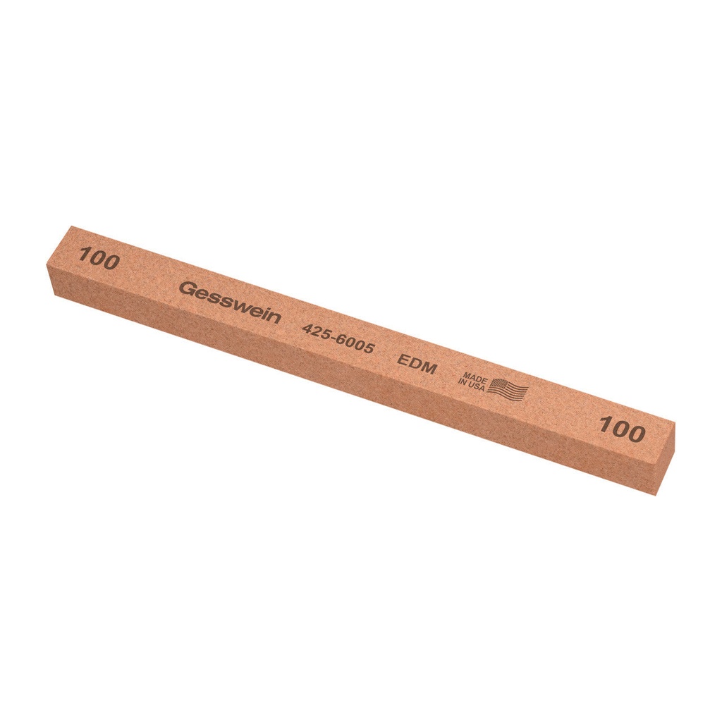 Gesswein® EDM Stones - 1/2" x 1/2" x 6", 600 Grit  (Pkg. of 6)