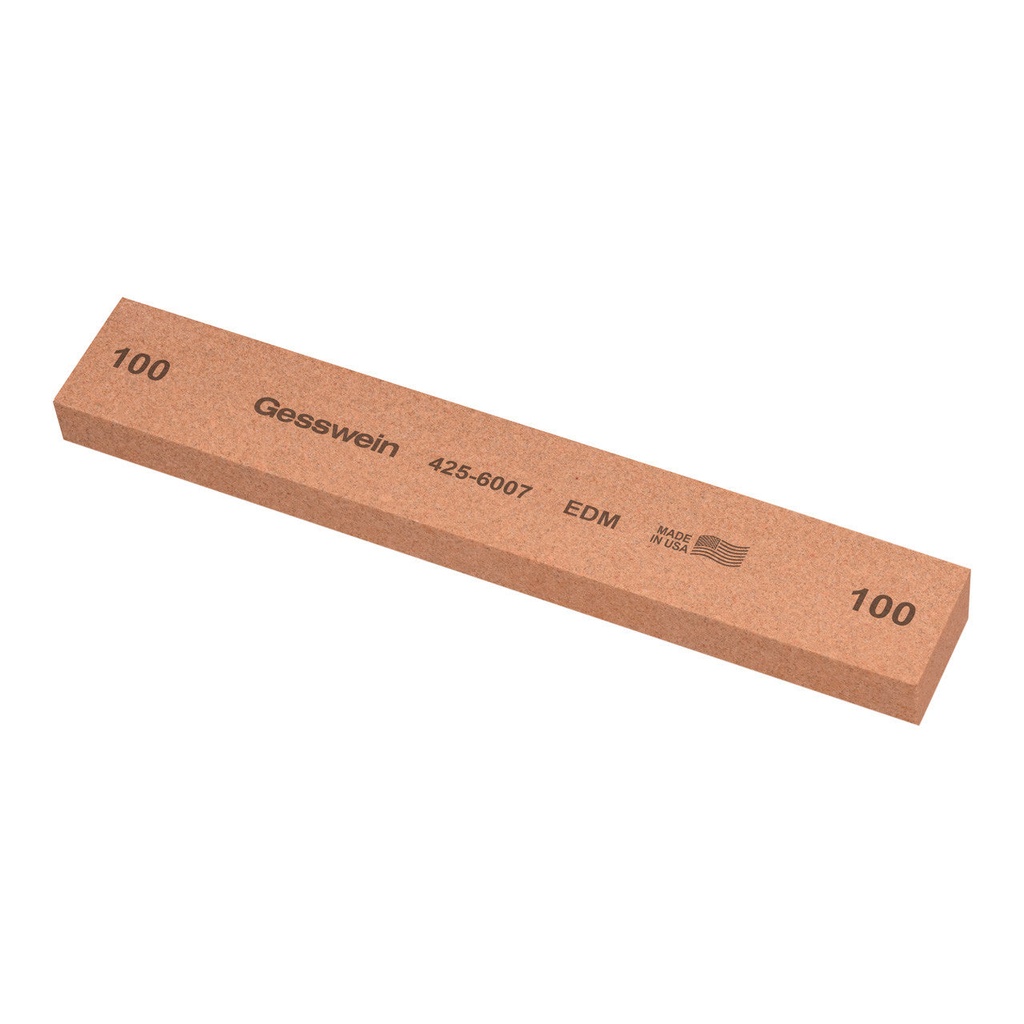 [425-6607] Gesswein® EDM Stones - 1" x 1/2" x 6", 600 Grit  (Pkg. of 6)