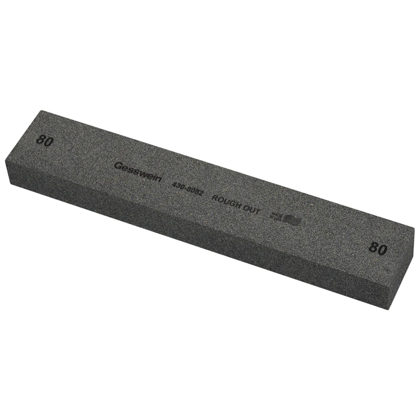 [430-8082] Gesswein® Rough Out Stones - 1-1/2" x 3/4" x 8", 80 Grit  (Pkg. of 6)