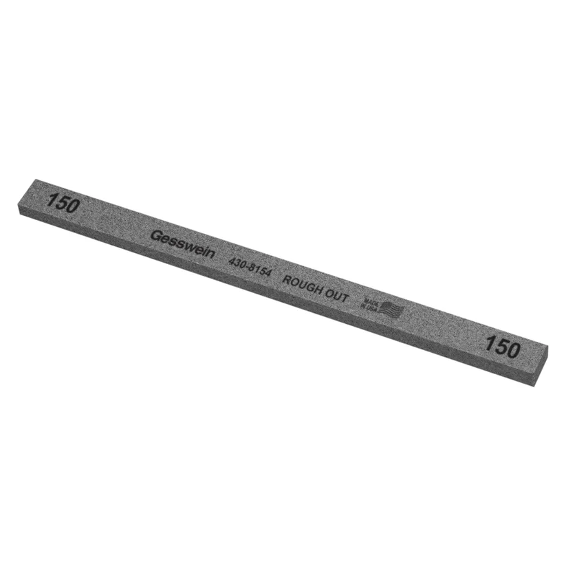 Gesswein® Rough Out Stones - 1/2" x 1/4" x 8", 150 Grit  (Pkg. of 12)