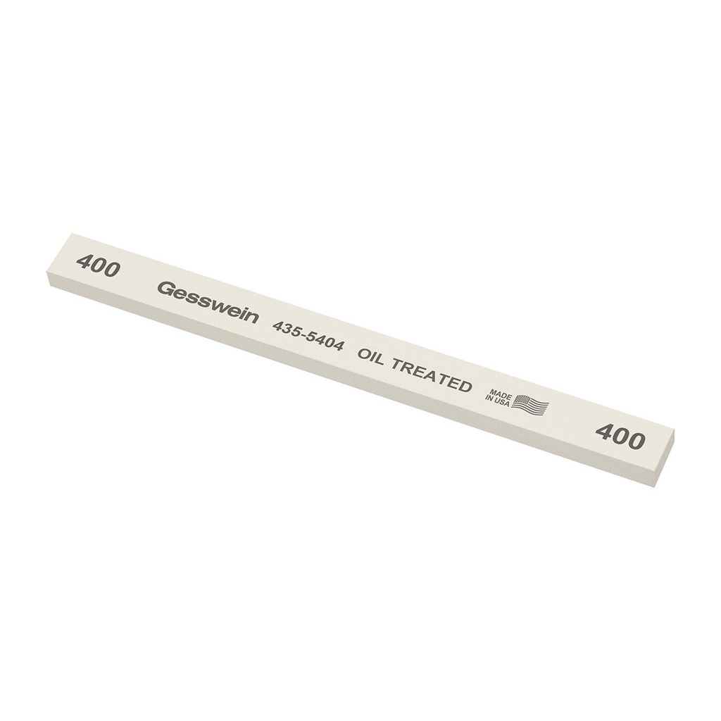 Gesswein® Oil-Treated Stones - 1/2" x 1/4" x 6", 220 Grit  (Pkg. of 12)