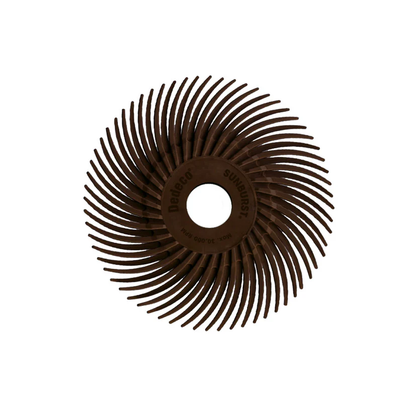 [145-5161] Dedeco® SUNBURST® Radial Discs - 2" (3/8" Center Hole) - 36 (Pkg. of 12)