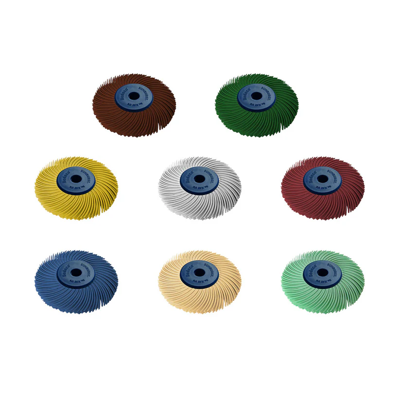 Dedeco® SUNBURST® Radial Discs - 2" 3-Ply Set of 8