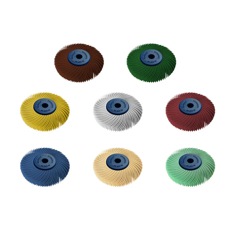 Dedeco® SUNBURST® Radial Discs - 2" 6-Ply Set of 8