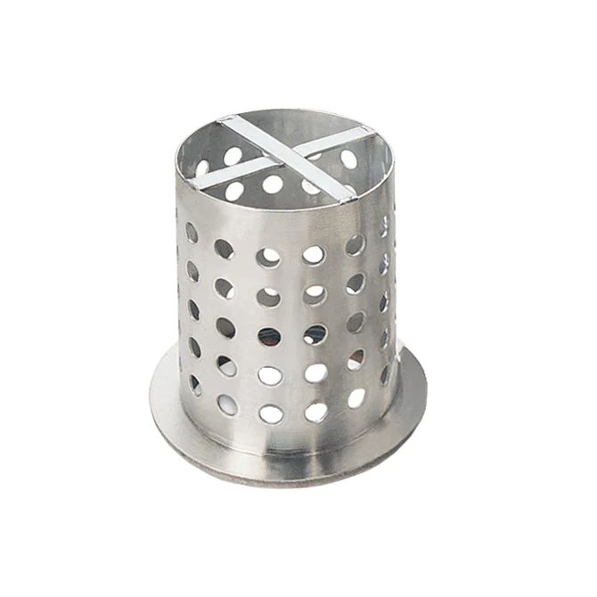 Perforated Flanged Flask - 4" x 9.5"