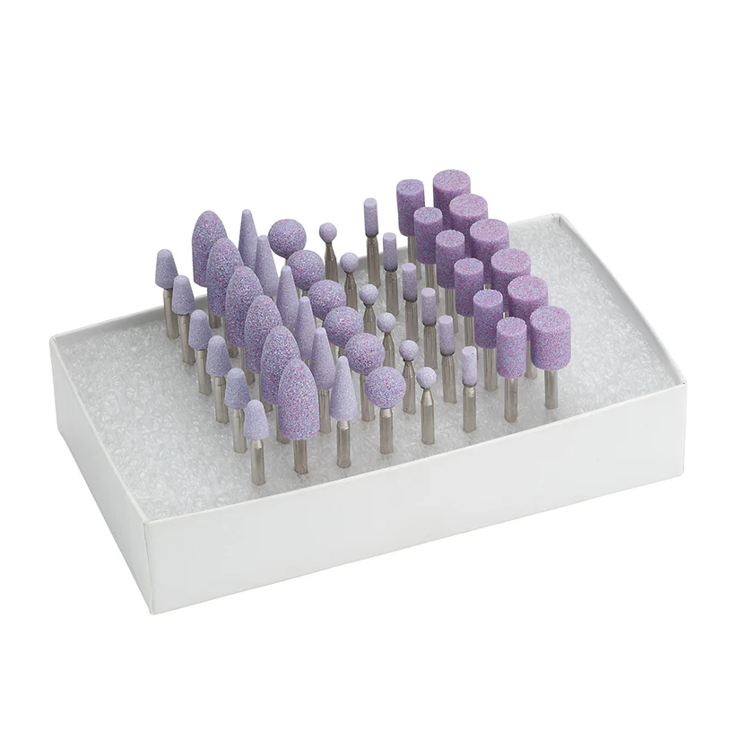 Gesswein® Purple Mounted Points Set of 48 - 3mm Shank
