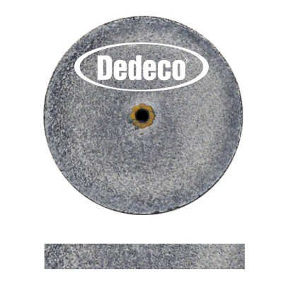 [845-0033] Dedeco® Koolies 1" x 1/8" Heatless Grinding Wheels Black - Pkg. of 10