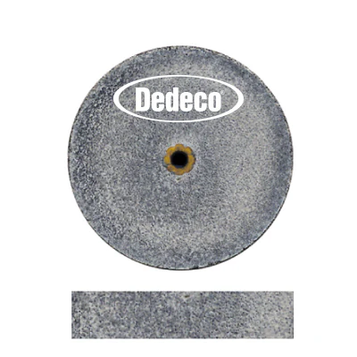 [845-0035] Dedeco® Koolies 7/8" x 3/16" Heatless Grinding Wheels Black - Pkg. of 10