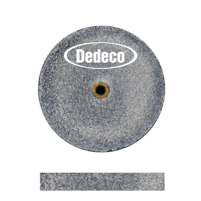 [845-0036] Dedeco® Koolies 7/8" x 1/8" Heatless Grinding Wheels Black - Pkg. of 10