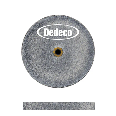 [845-0037] Dedeco® Koolies 7/8" x 3/32" Heatless Grinding Wheels Black - Pkg. of 10