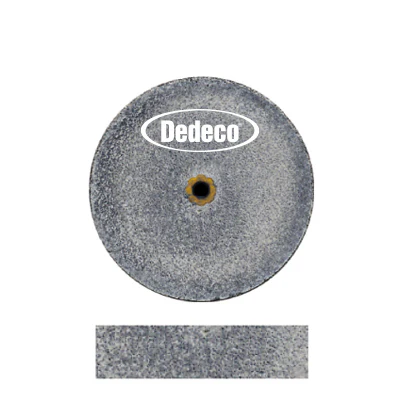 [845-0038] Dedeco® Koolies 3/4" x 3/16" Heatless Grinding Wheels Black  - Pkg. of 10
