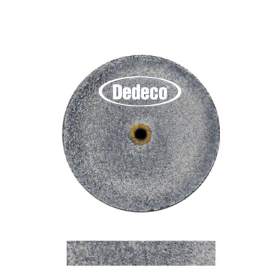 [845-0039] Dedeco® Koolies 3/4" x 1/8" Heatless Grinding Wheels Black - Pkg. of 10
