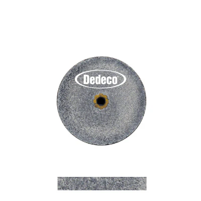 Dedeco® Koolies 5/8" x 3/32" Heatless Grinding Wheels Black - Pkg. of 10
