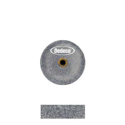 Dedeco® Koolies 1/2" x 3/16" Heatless Grinding Wheels Black - Pkg. of 10