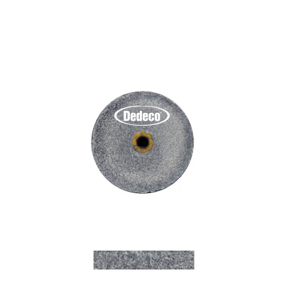 Dedeco® Koolies 1/2" x 3/32" Heatless Grinding Wheels Black - Pkg. of 10