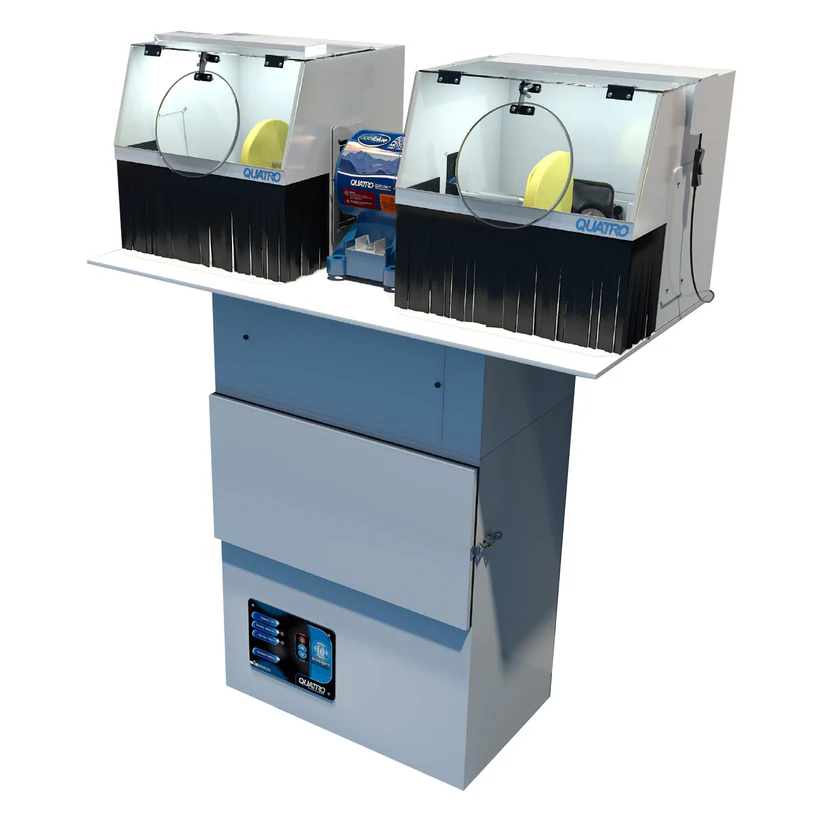 [854-2143] Quatro SPU SuperFlow Standalone Polishing System with ClearView Drawers