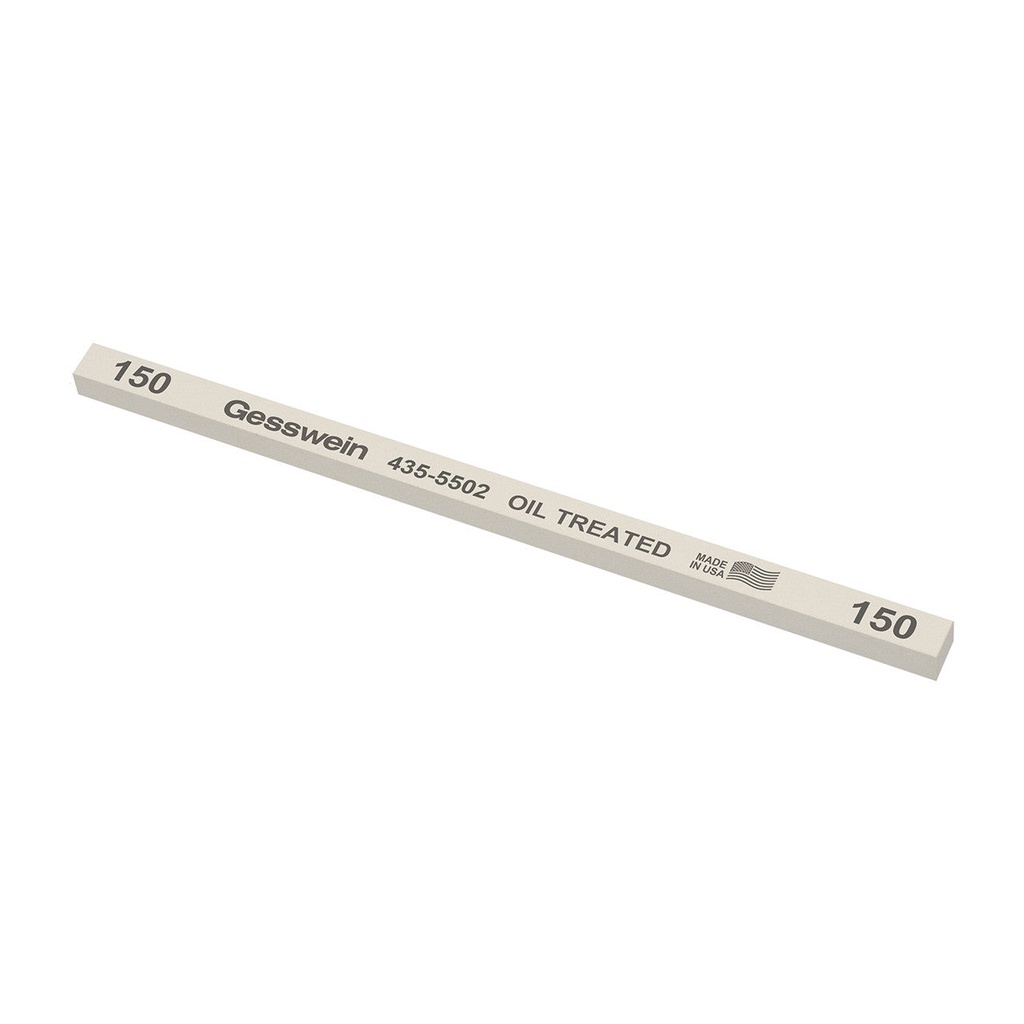 [435-5802] Gesswein® Oil-Treated Stones - 1/4" x 1/4" x 6", 800 Grit  (Pkg. of 12)