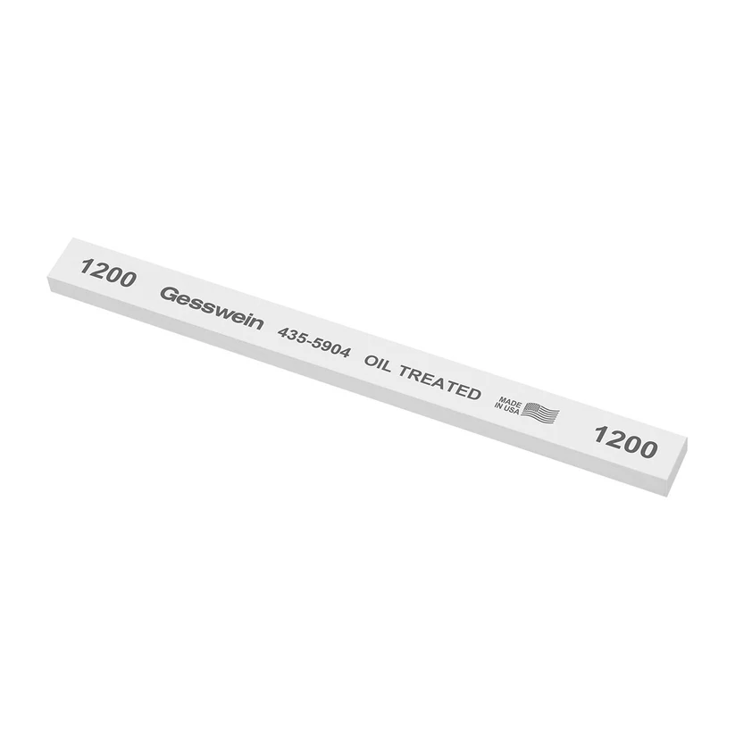 Gesswein® Oil-Treated Stones - 1/2" x 1/4" x 6", 1200 Grit  (Pkg. of 12)