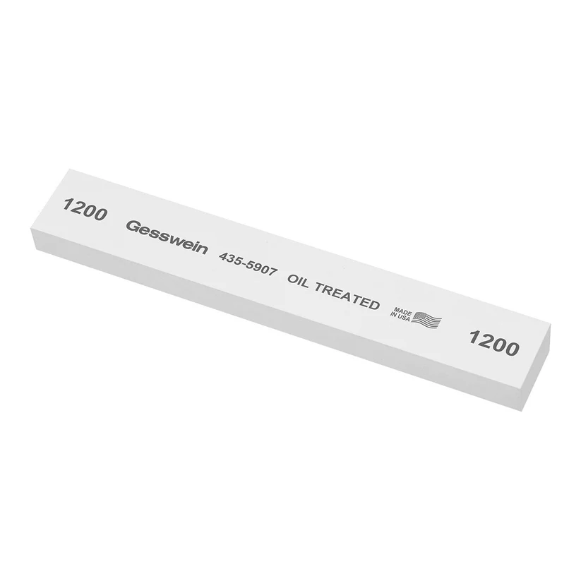 Gesswein® Oil-Treated Stones - 1" x 1/2" x 6", 1200 Grit  (Pkg. of 6)