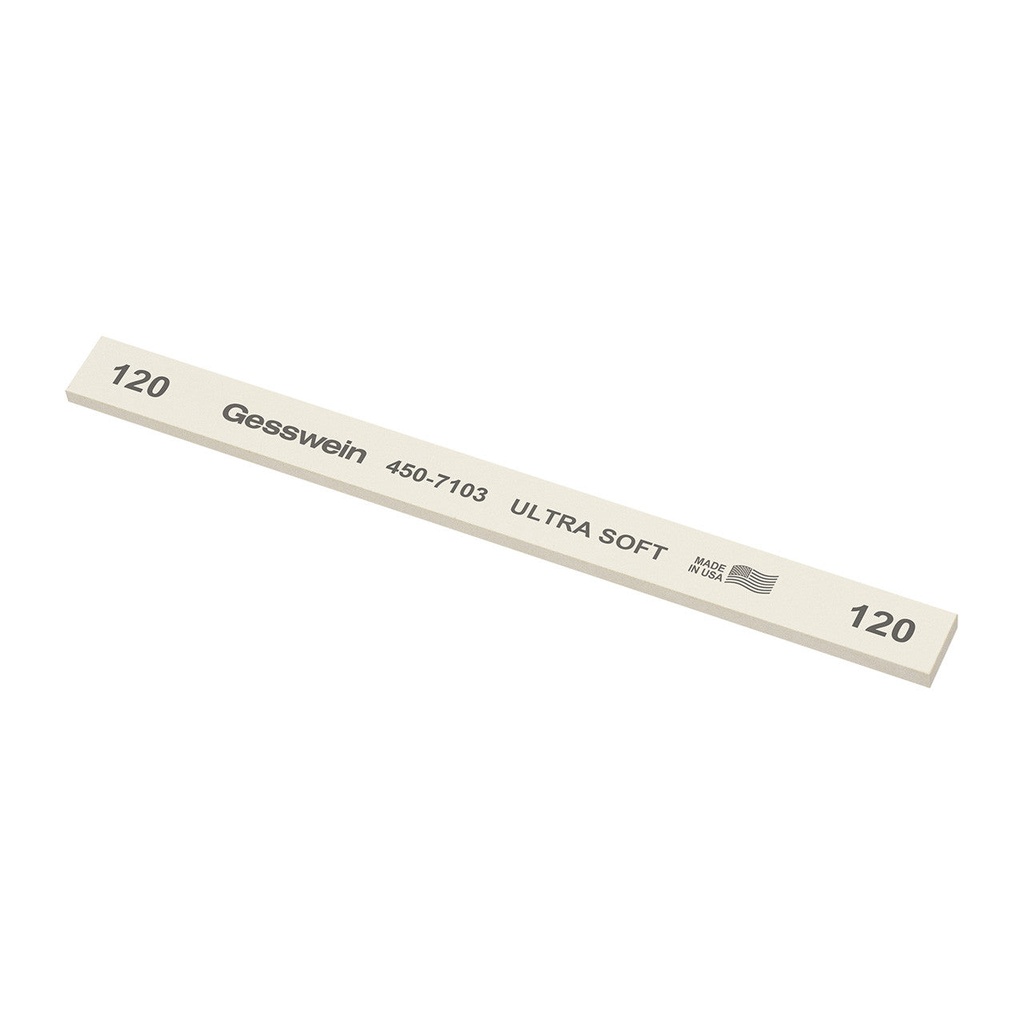 [450-7003] Gesswein® Ultra-Soft Stones - 1/2" x 1/8" x 6", 1200 Grit  (Pkg. of 12)