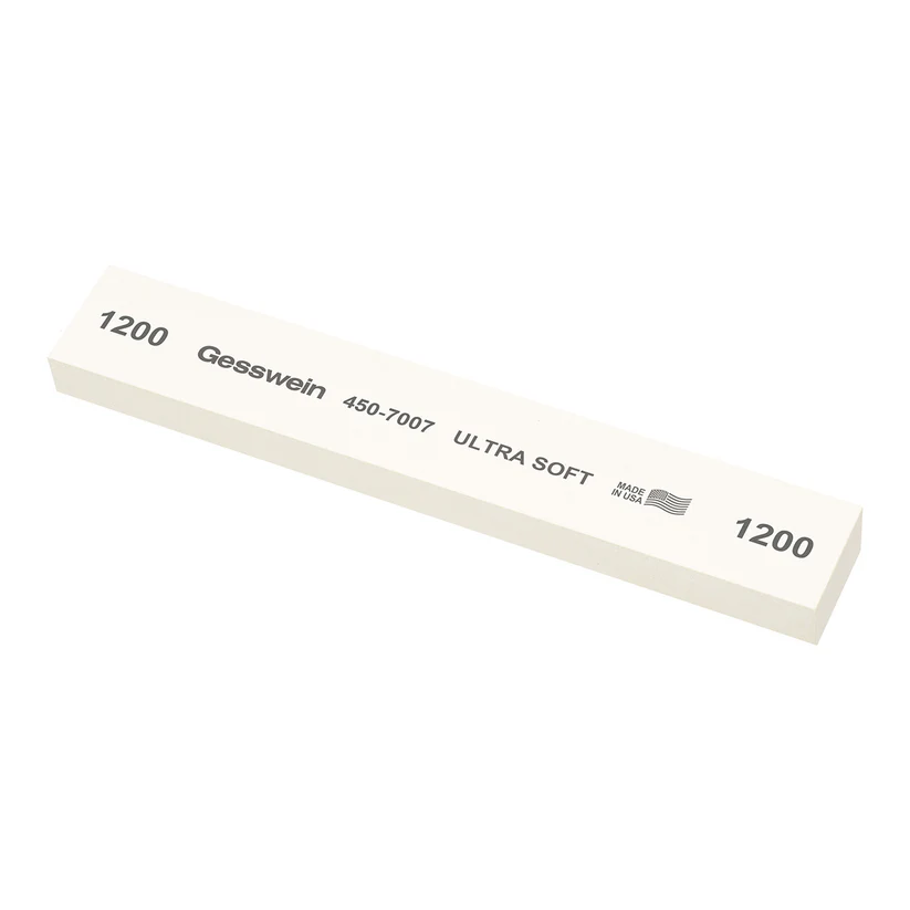 Gesswein® Ultra-Soft Stones - 1" x 1/2" x 6", 1200 Grit  (Pkg. of 6)