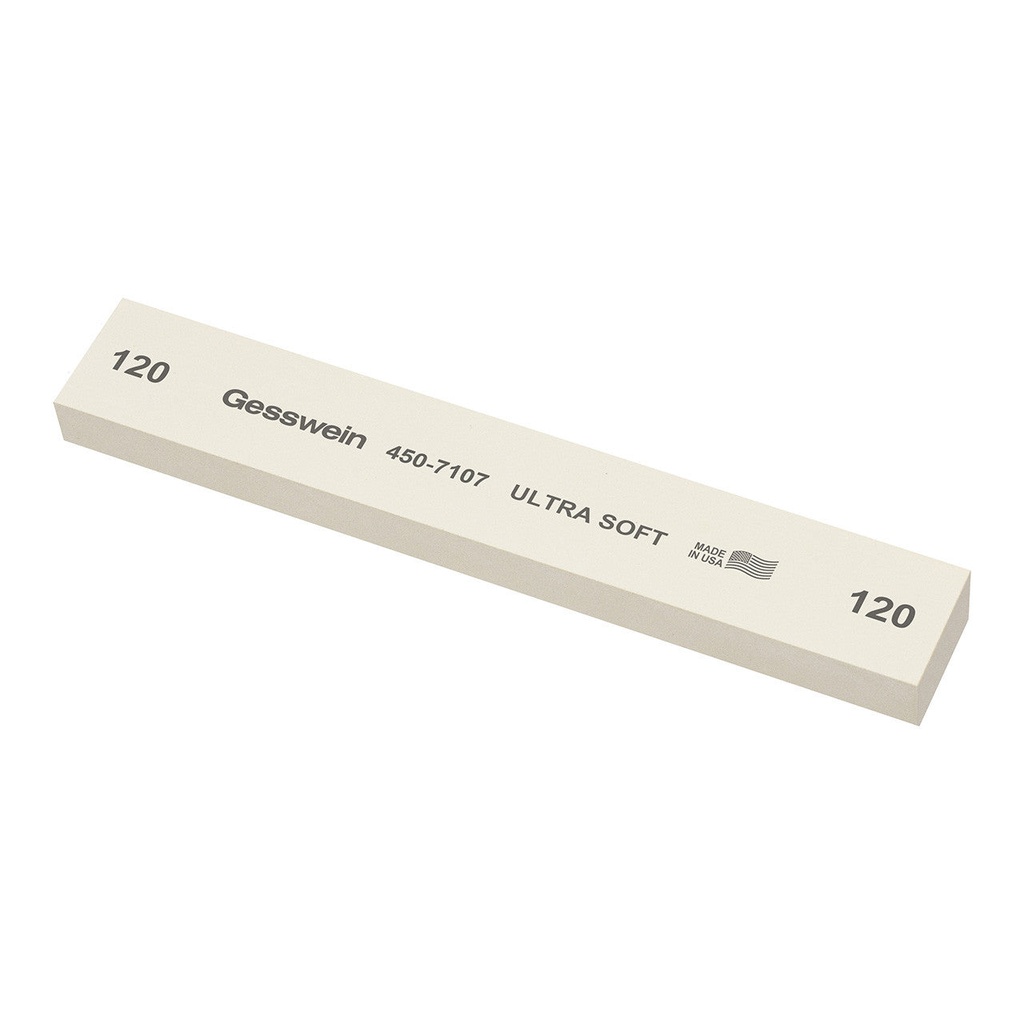 [450-7007] Gesswein® Ultra-Soft Stones - 1" x 1/2" x 6", 1200 Grit  (Pkg. of 6)