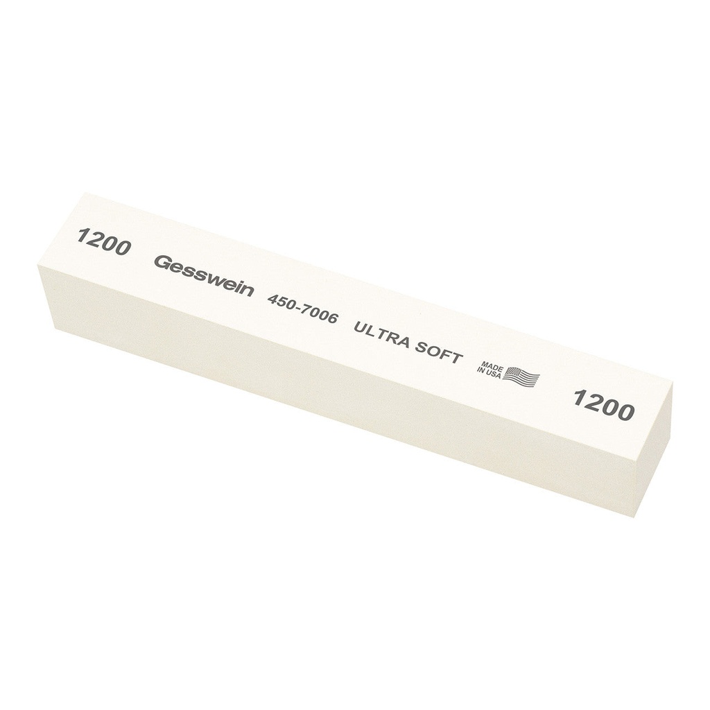 Gesswein® Ultra-Soft Stones - 1" x 1" x 6", 120 Grit  (Pkg. of 6)