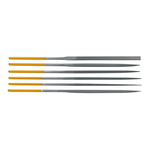 [602-0052] Grobet USA® INOX Cut 2 Needle File Set of 6