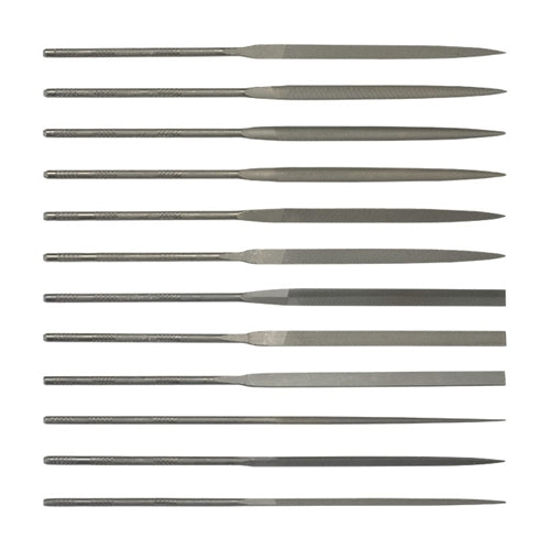 [603-1620] Grobet USA® 16cm Cut 2 Swiss Pattern Needle File Set