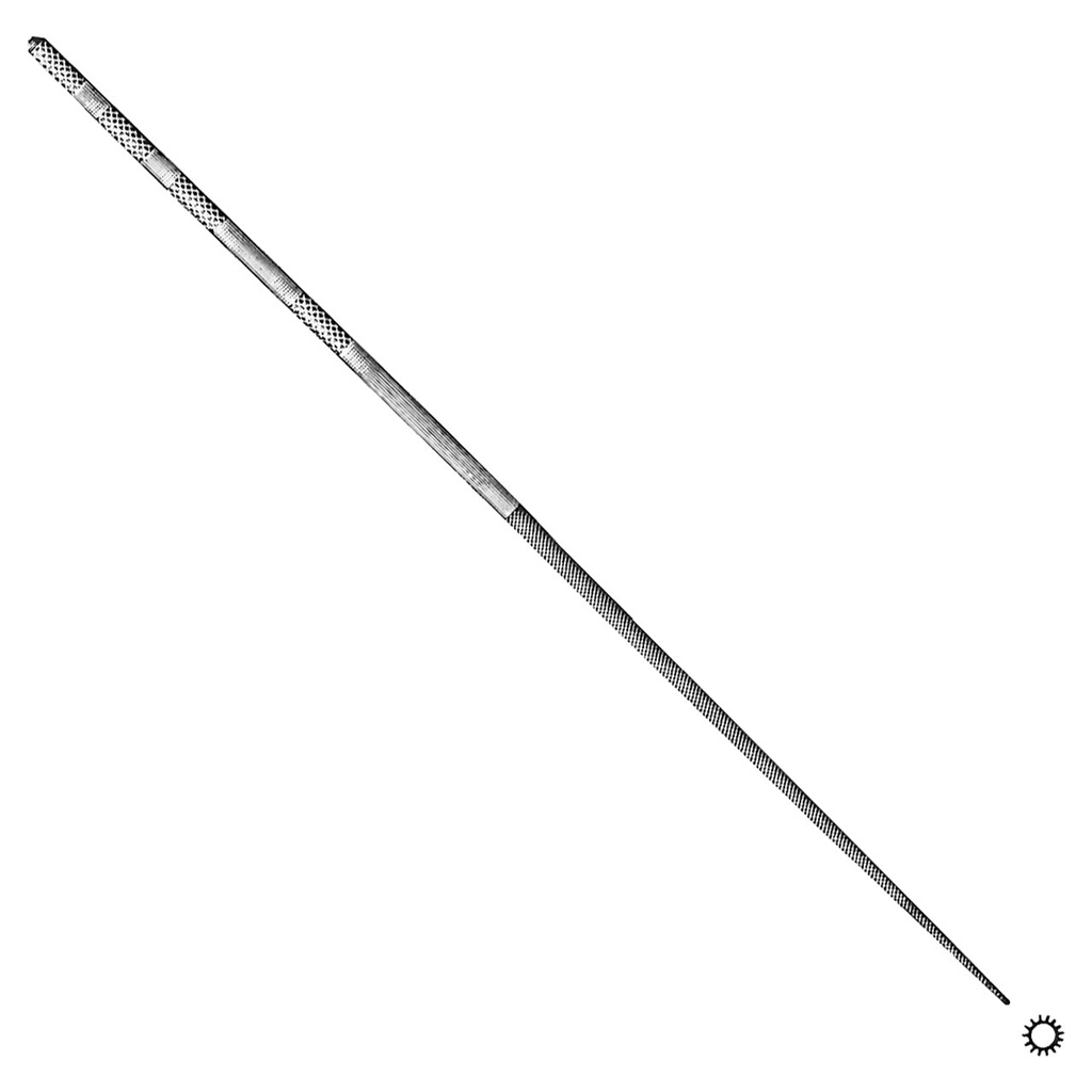 Grobet USA® Round 10cm Cut 4 Swiss Pattern Needle File