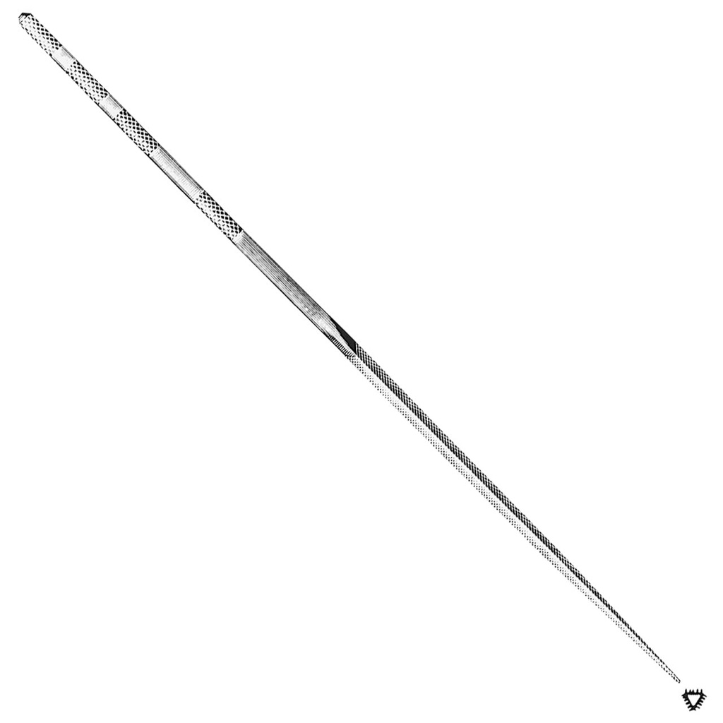 Grobet USA® Three-Square 14cm Cut 2 Swiss Pattern Needle File