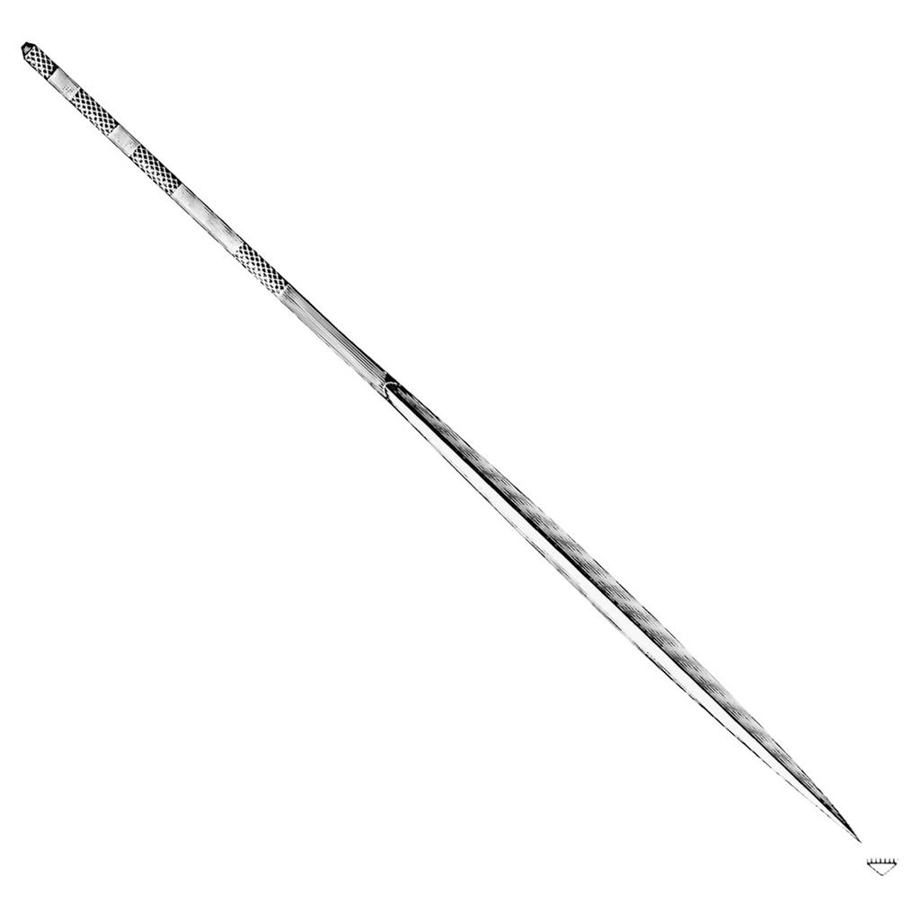 Grobet USA® Barrette 20cm Cut 0 Swiss Pattern Needle File
