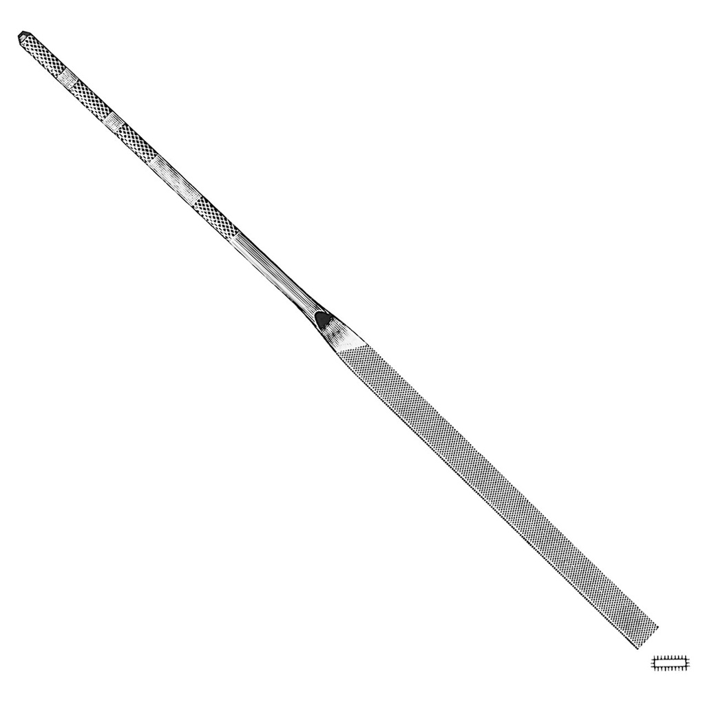 Grobet USA® Equalling 20cm Cut 2 Swiss Pattern Needle File