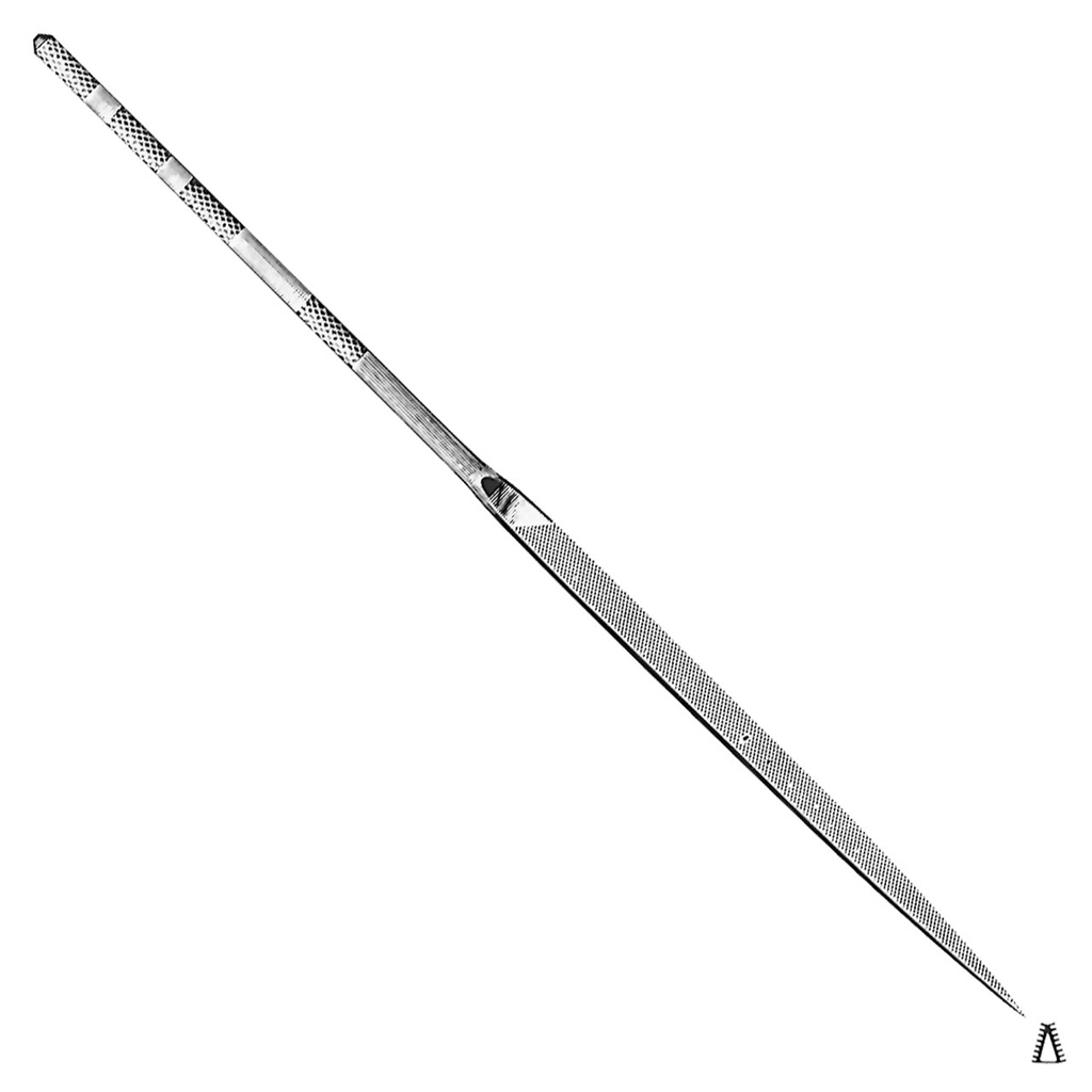 Grobet USA® Knife 20cm Cut 2 Swiss Pattern Needle File