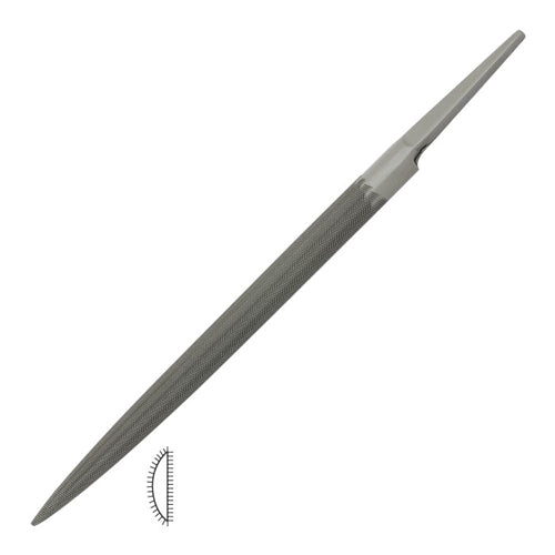 Grobet USA® Half-Round 6" Cut 0 Swiss Pattern Precision File