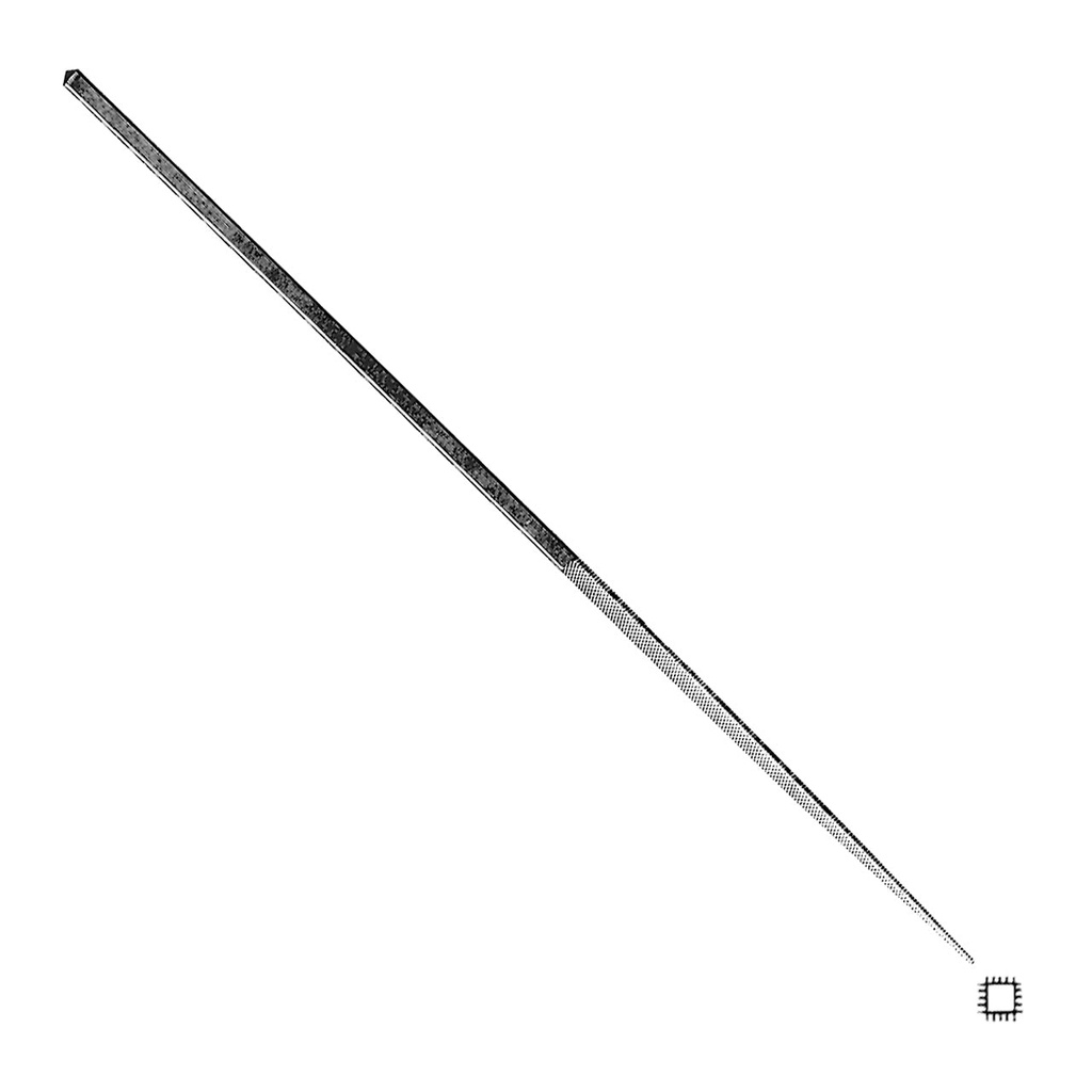 [725-1048] Escapement File - Square, Cut 8