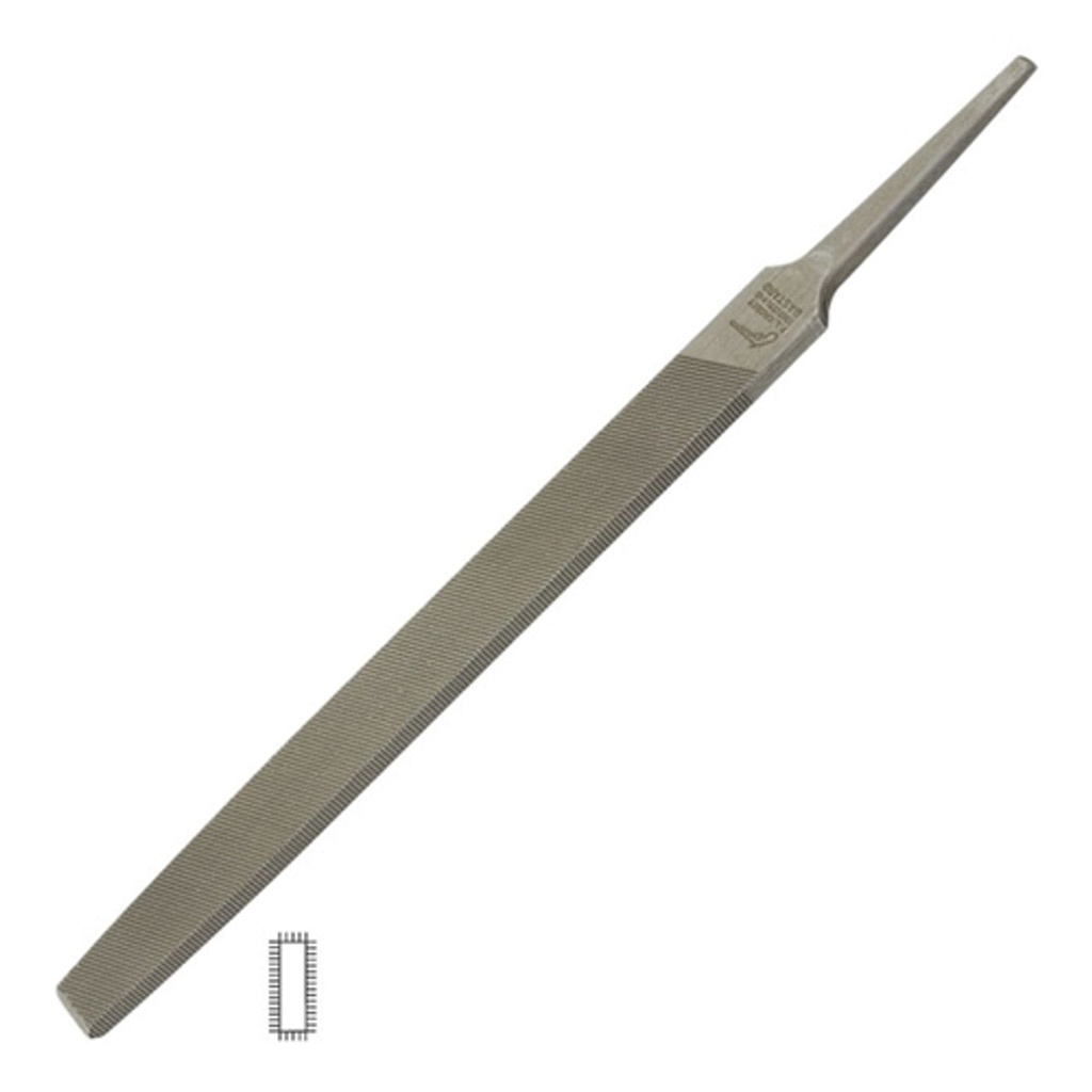 [770-0627] Grobet USA® American Pattern Files - Flat (End Tapered) - 6" Bastard Cut